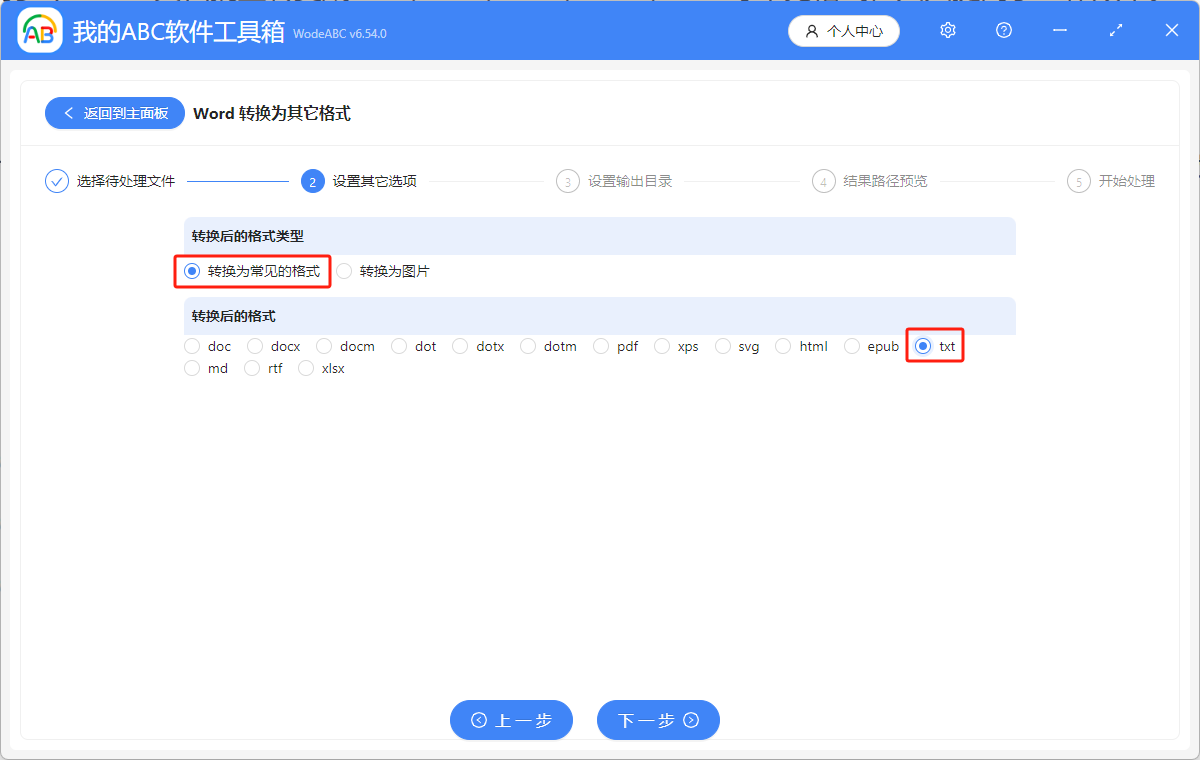 image-怎樣將多個 Word 文檔轉換成 PDF、XPS、SVG、XLSX、TXT 常見格式