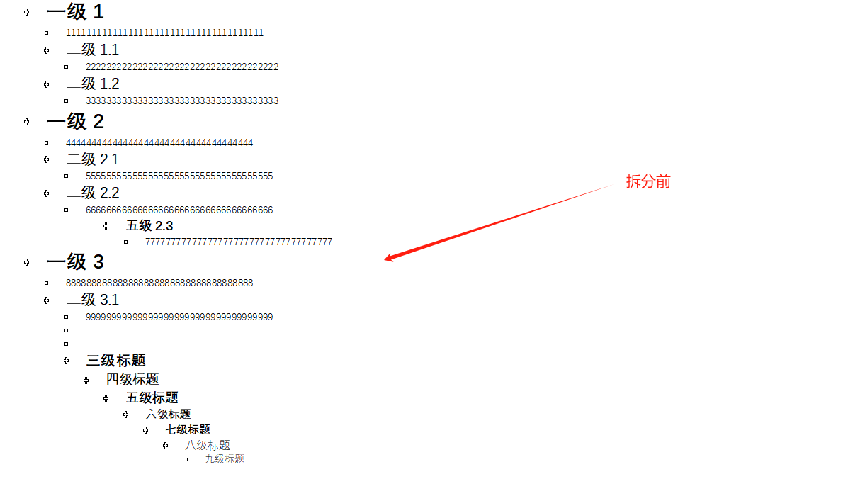 image-Word文檔怎麼根據大綱拆分章節