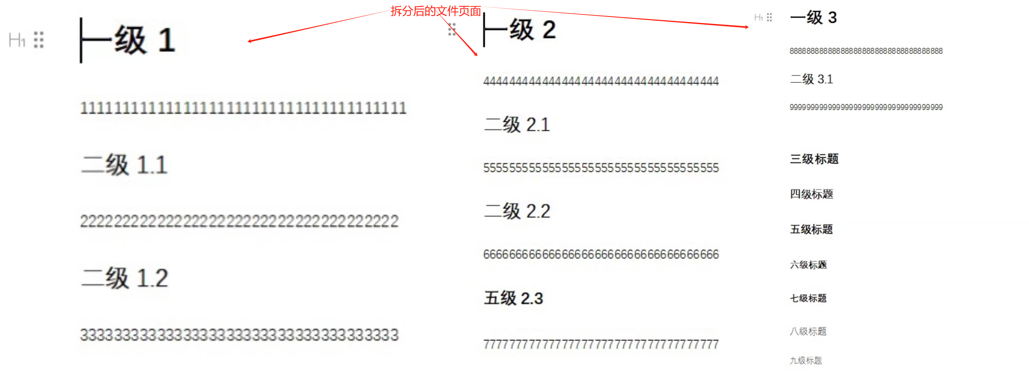 image-Word文檔怎麼根據大綱拆分章節