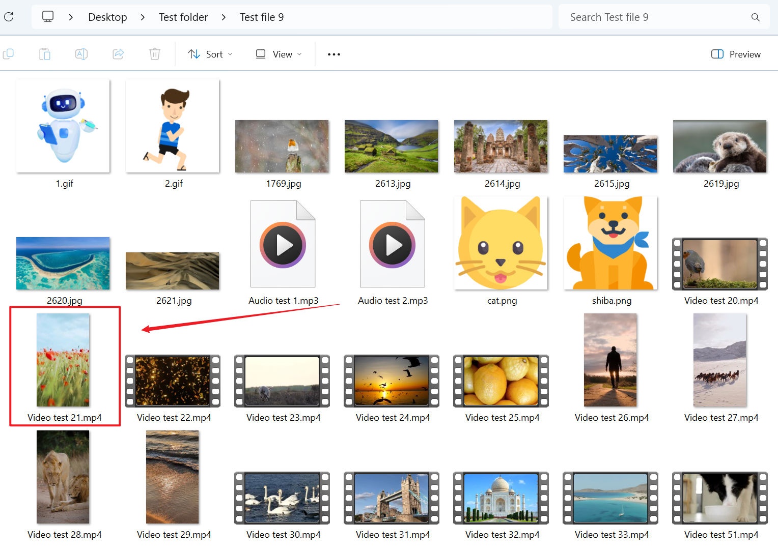 image-怎麼批量查看預覽電腦內大量圖片、視頻文件並打開查看文件的所在文件夾