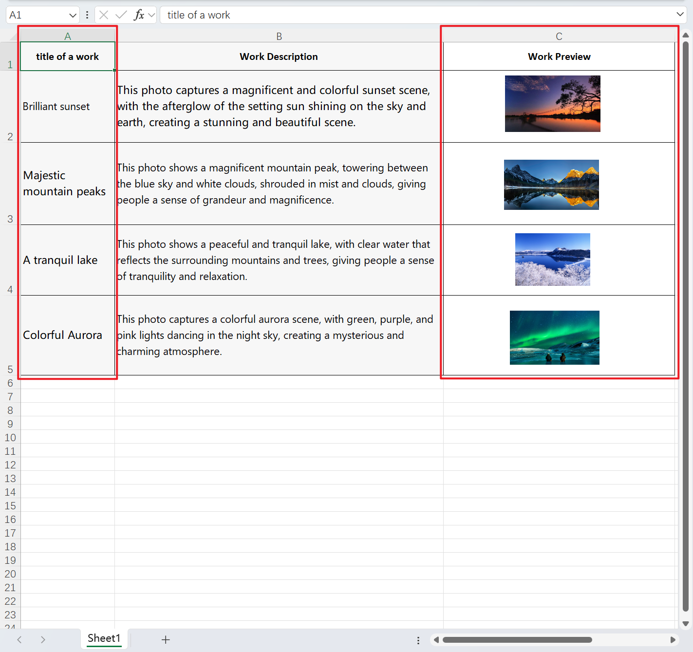 image-如何將多個Excel表格中的圖片以單元格里的文本作為文件名導出