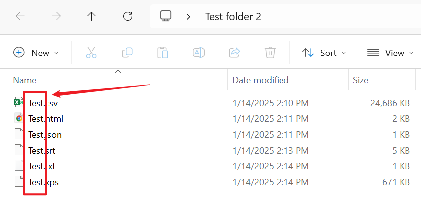 image-多個記事本、純文本文件中如何將第一行內容批量重命名為該文件名