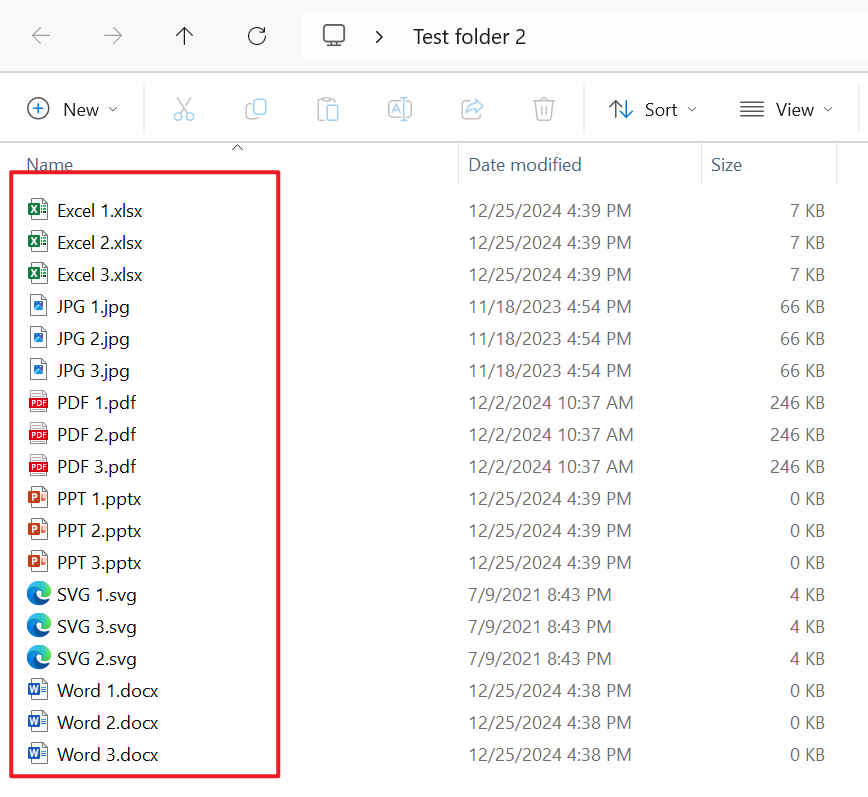 image-如何將大量文件按照文件名稱的第一個字母進行批量區分歸類