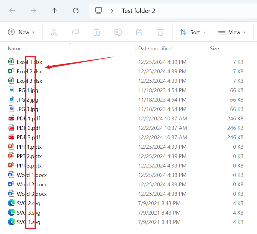 image-使用文件名稱中的第一個數字對大量文件進行批量分類歸納