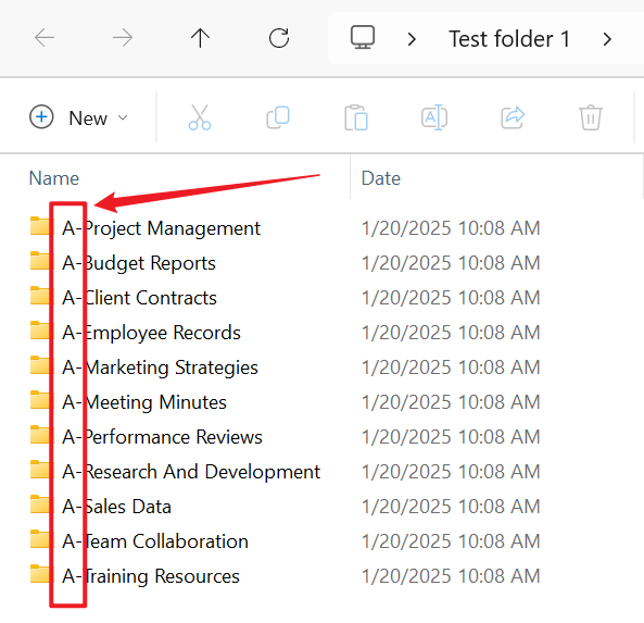 image-大量的文件夾如何批量查找並替換文件夾名稱中的字母以及符號