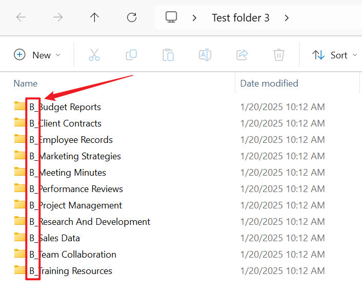 image-大量的文件夾如何批量查找並替換文件夾名稱中的字母以及符號