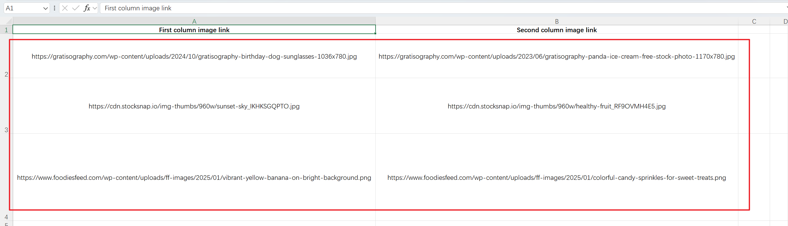 image-Excel表格裏的圖片鏈接怎麼批量變成圖片?