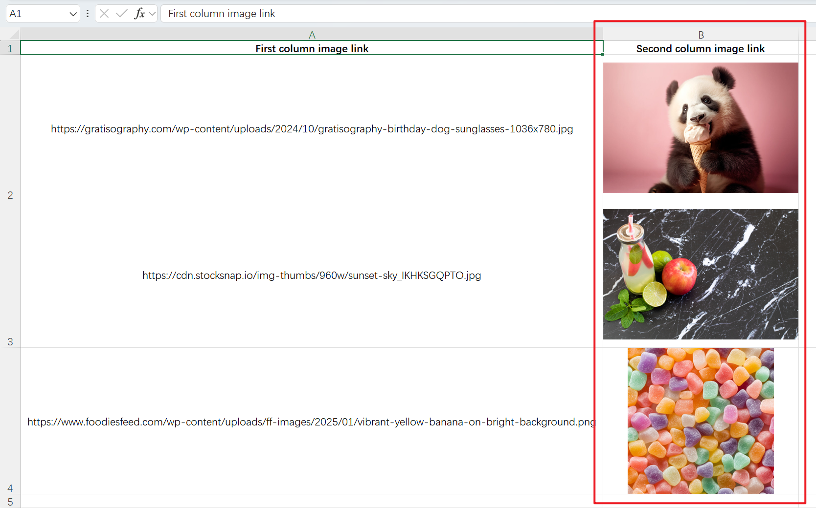 image-Excel表格裏的圖片鏈接怎麼批量變成圖片?