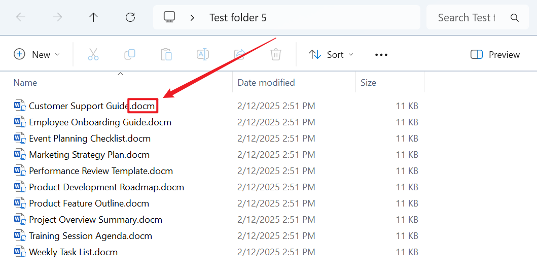 image-大量Word文檔全部批量轉換為支持宏模式的docm格式擴展名
