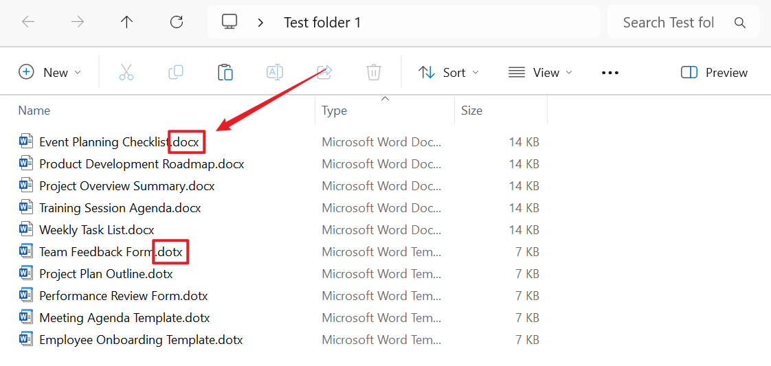 image-很多個Word文檔中docx、dotx格式文件批量轉換為啟用宏功能的dotm格式文件
