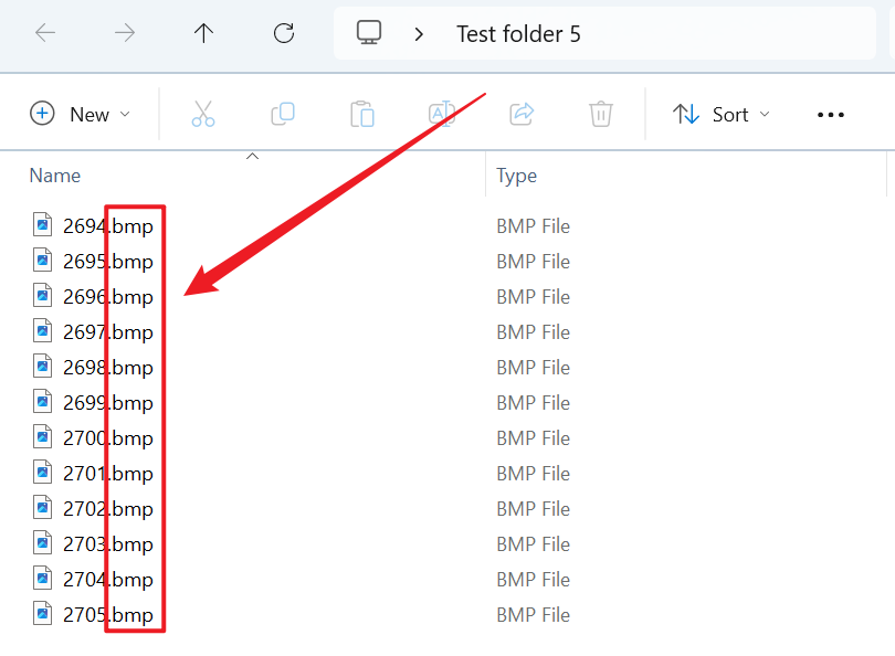 image-上百個JPG格式圖片統一批量轉換成BMP格式