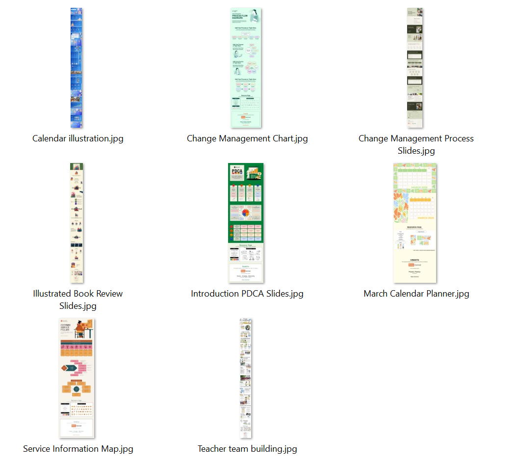 image-非常多的PowerPoint幻燈片文件中單個文件內容統一批量轉換成一張JPG長圖片