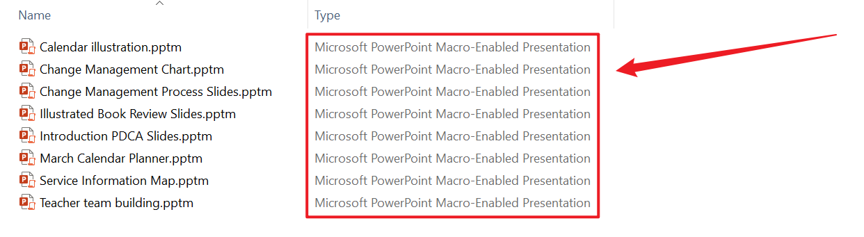 image-非常多的Power Point幻燈片文件快速轉換成能夠啟用宏的PPTM格式