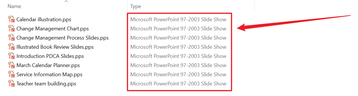 image-大量Power Point幻燈片一次性轉換為自動放映的舊版PPS格式