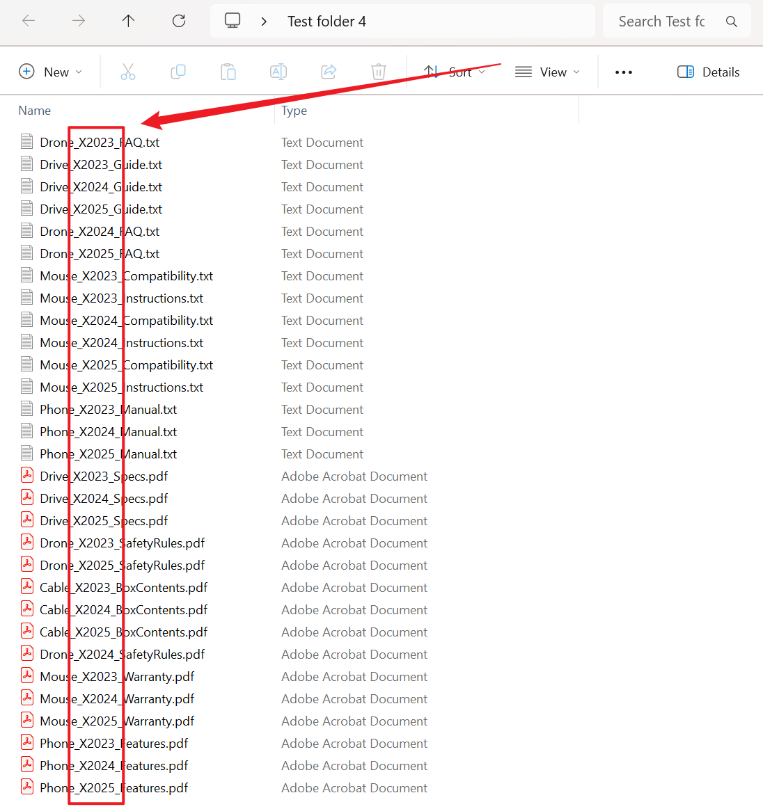 image-按文件名第一個到第五個、第六個到第十個或中間範圍內任意數字、字母或文字批量分類大量的文件