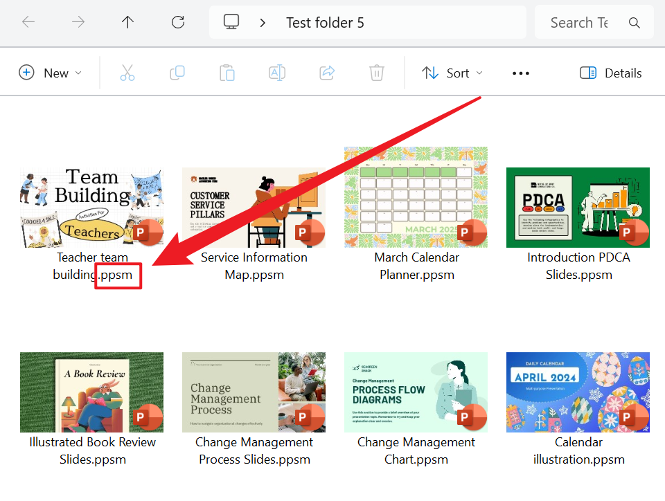 image-非常多的 PPT 幻燈片變成支持宏的 PPSM 格式