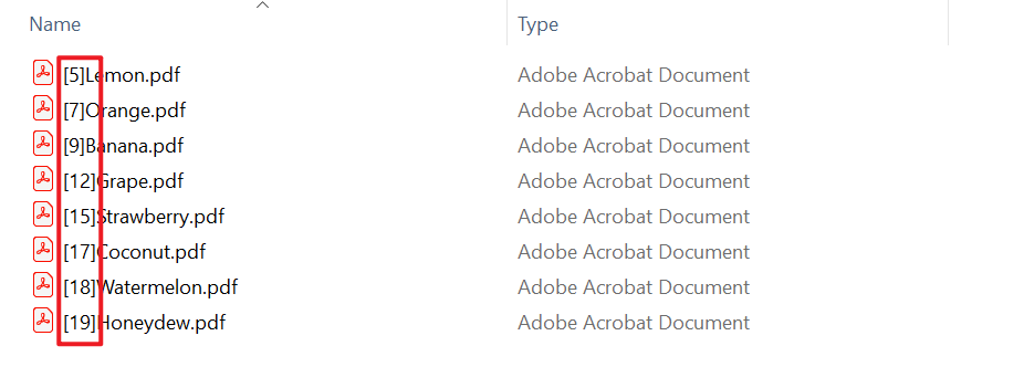 image-大量 PDF 以文檔的總頁數進行重命名批量加入到文件名稱開頭最前面