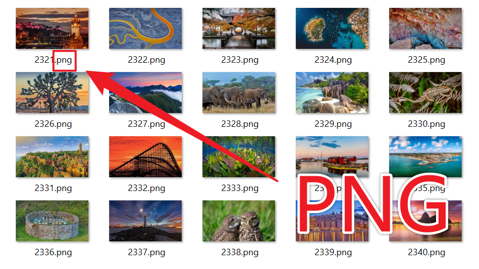 image-大量 PNG 圖片一次性批量變成 JPEG 格式