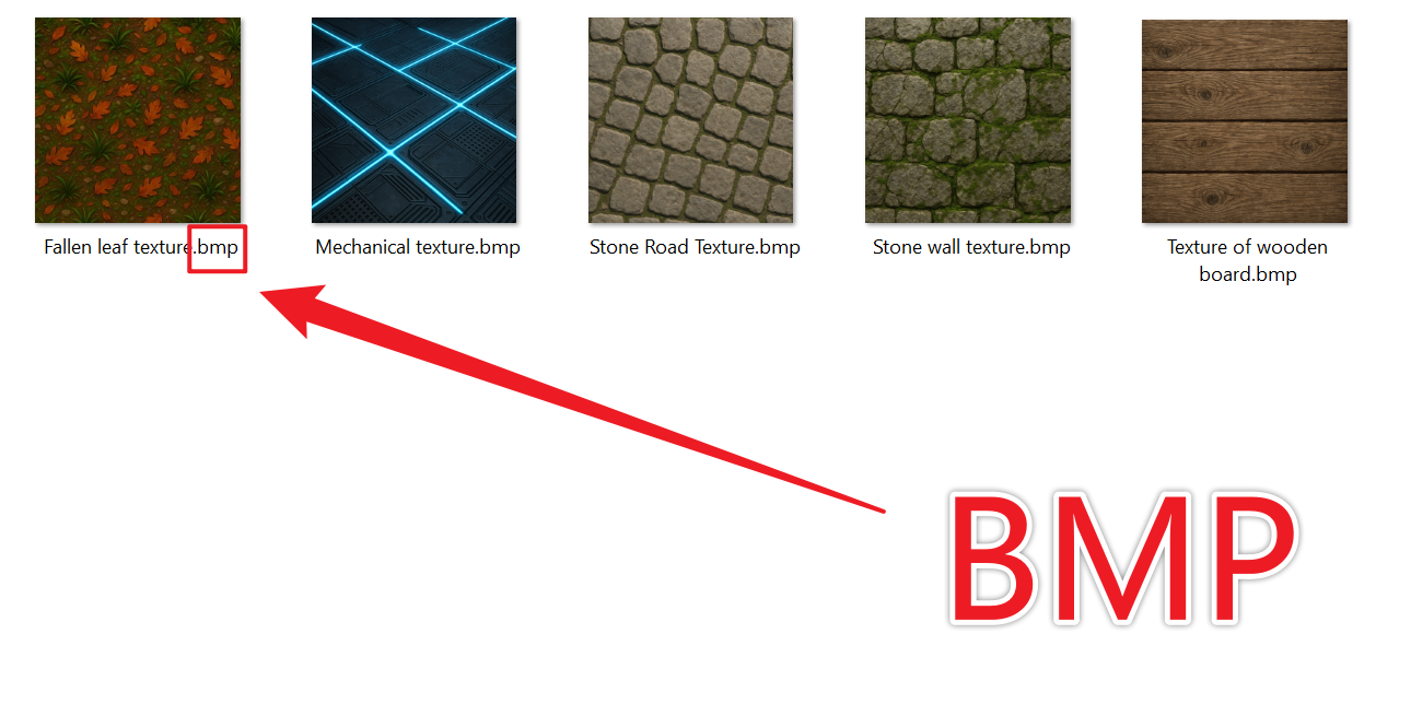 image-上百張 BMP 圖片格式批量變為遊戲貼圖 TGA 格式