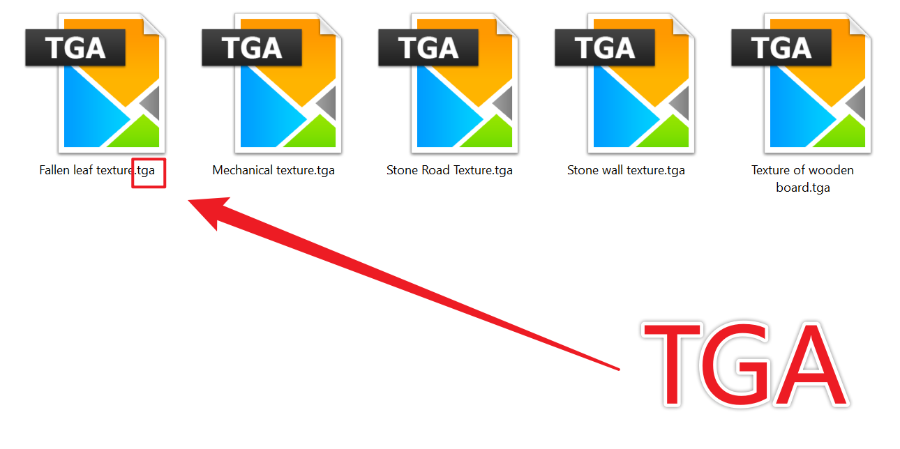 image-上百張 BMP 圖片格式批量變為遊戲貼圖 TGA 格式
