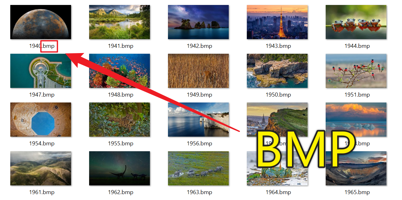 image-大量 BMP 素材图片文件批量变成 Photoshop 专用的 PSD 格式