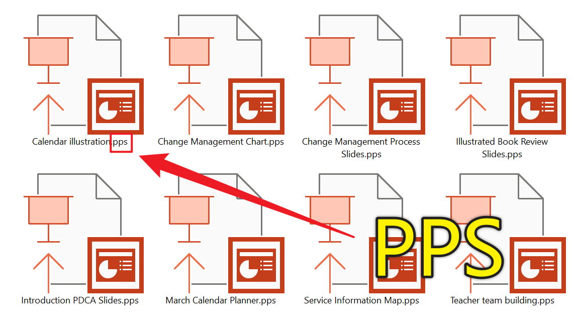 image-多个 PPT、PPTX 幻灯片高效转化为旧版自动放映 PPS 格式的方法