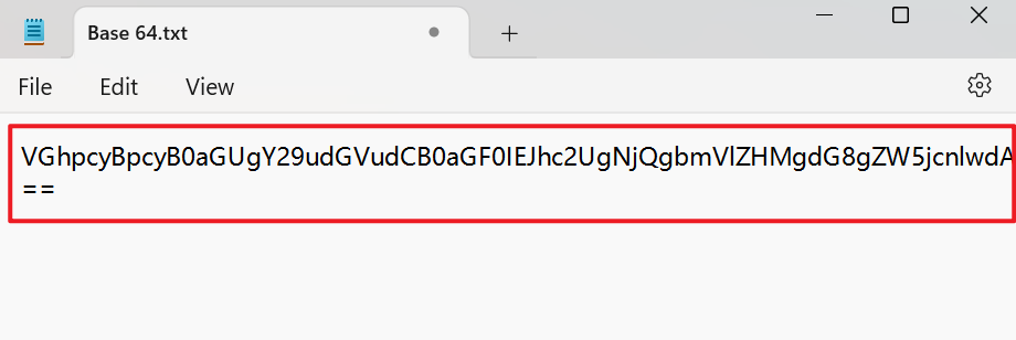 image-文字生成 Base64 字符串,文字快速转为 Base64 加密,文本即时变为 Base64 加密字符串