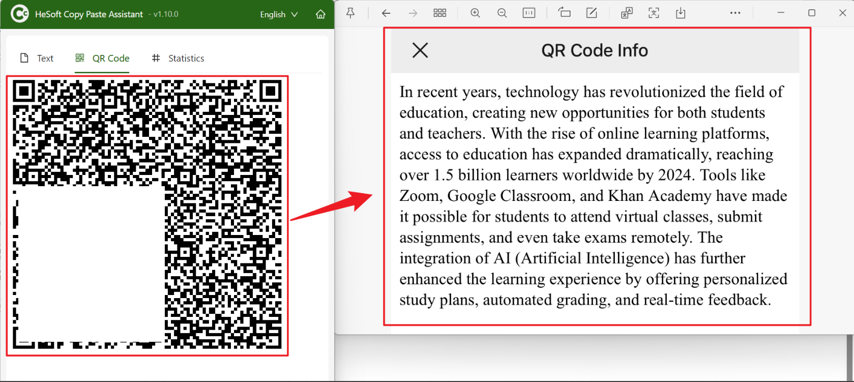 image-文字转换成二维码,文本如何即时发到手机中,电脑怎么复制文本粘贴到手机上