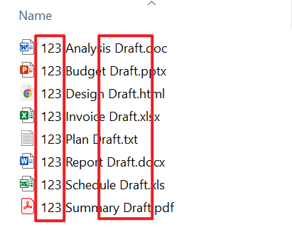 image-文件重命名,怎麼更改文件名中幾個字,批量更換文件名指定文字