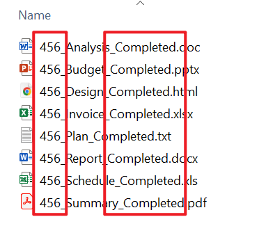 image-文件重命名,怎麼更改文件名中幾個字,批量更換文件名指定文字