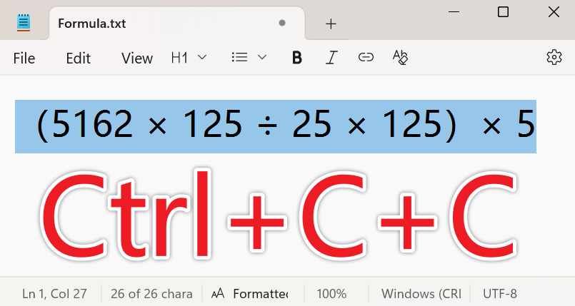 image-怎么快速得出数学公式结果,加减乘除怎么快速计算,选中的数学公式一键计算