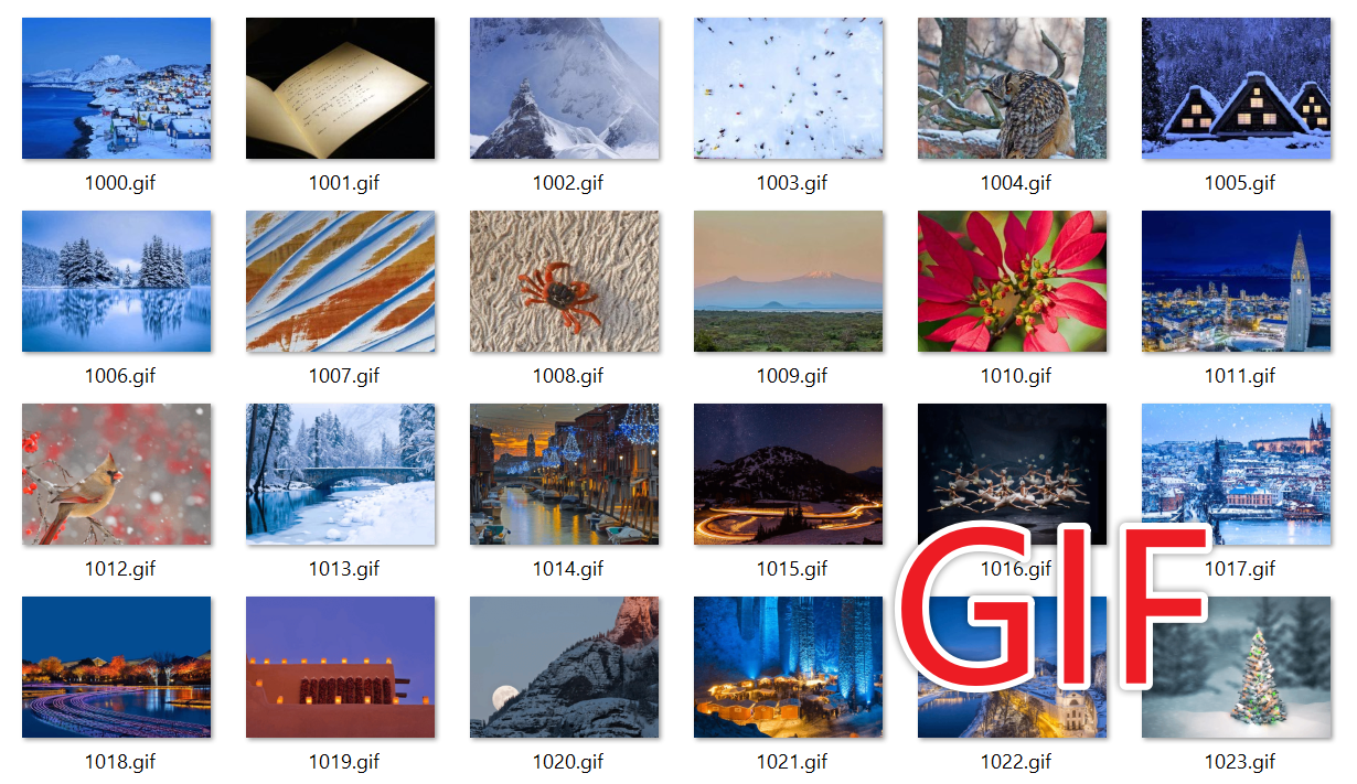 image-图片如何批量转 GIF,多张 JPG,PNG 转为 GIF 动画,静态图转动态 GIF