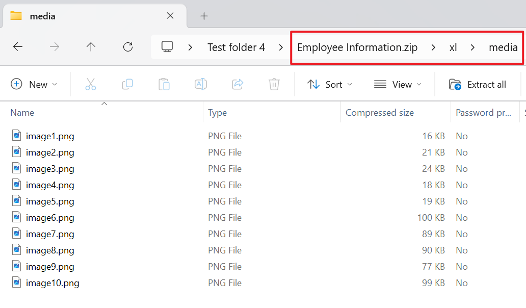 image-Excel 批量導出圖片,如何一次性導出 Xlsx 中所有圖片,批量保存工作表單元格中的圖片