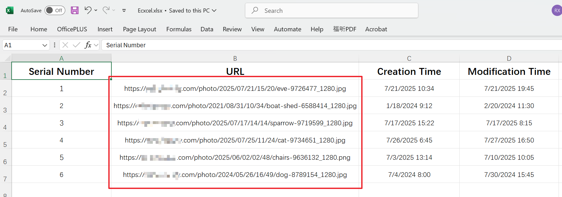 image-Excel 图片链接转图片,Excel 自动加载网络图片,如何将网址批量转为 Excel 图片。