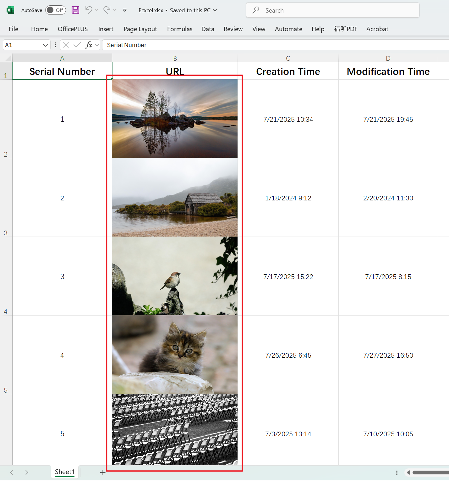 image-Excel 图片链接转图片,Excel 自动加载网络图片,如何将网址批量转为 Excel 图片。