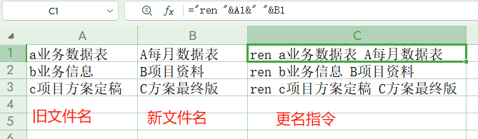 image-批量更改文件名,文件名批量修改,依据excel表改文件名称