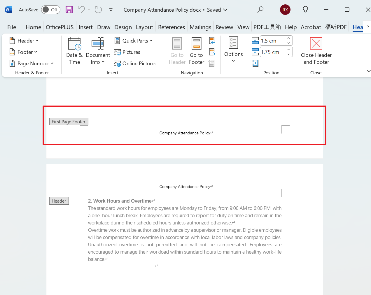 image-怎麼去掉 Word 頁腳上的橫線,批量消除 Word 頁腳邊框,Docx 清除頁腳橫線