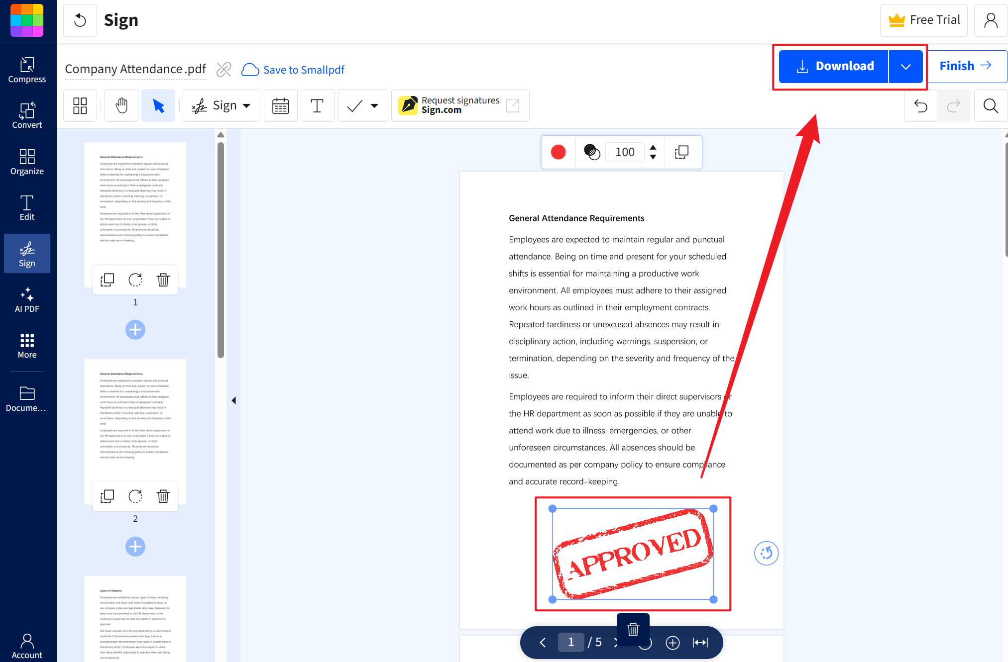 image-如何给 PDF 每页批量盖印章,PDF 全部页面批量添加电子章,PDF 批量加盖公章