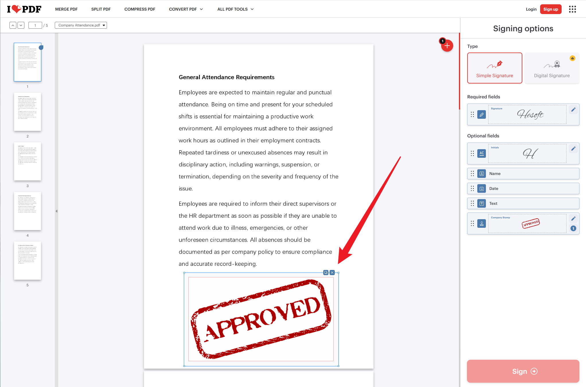 image-如何给 PDF 每页批量盖印章,PDF 全部页面批量添加电子章,PDF 批量加盖公章