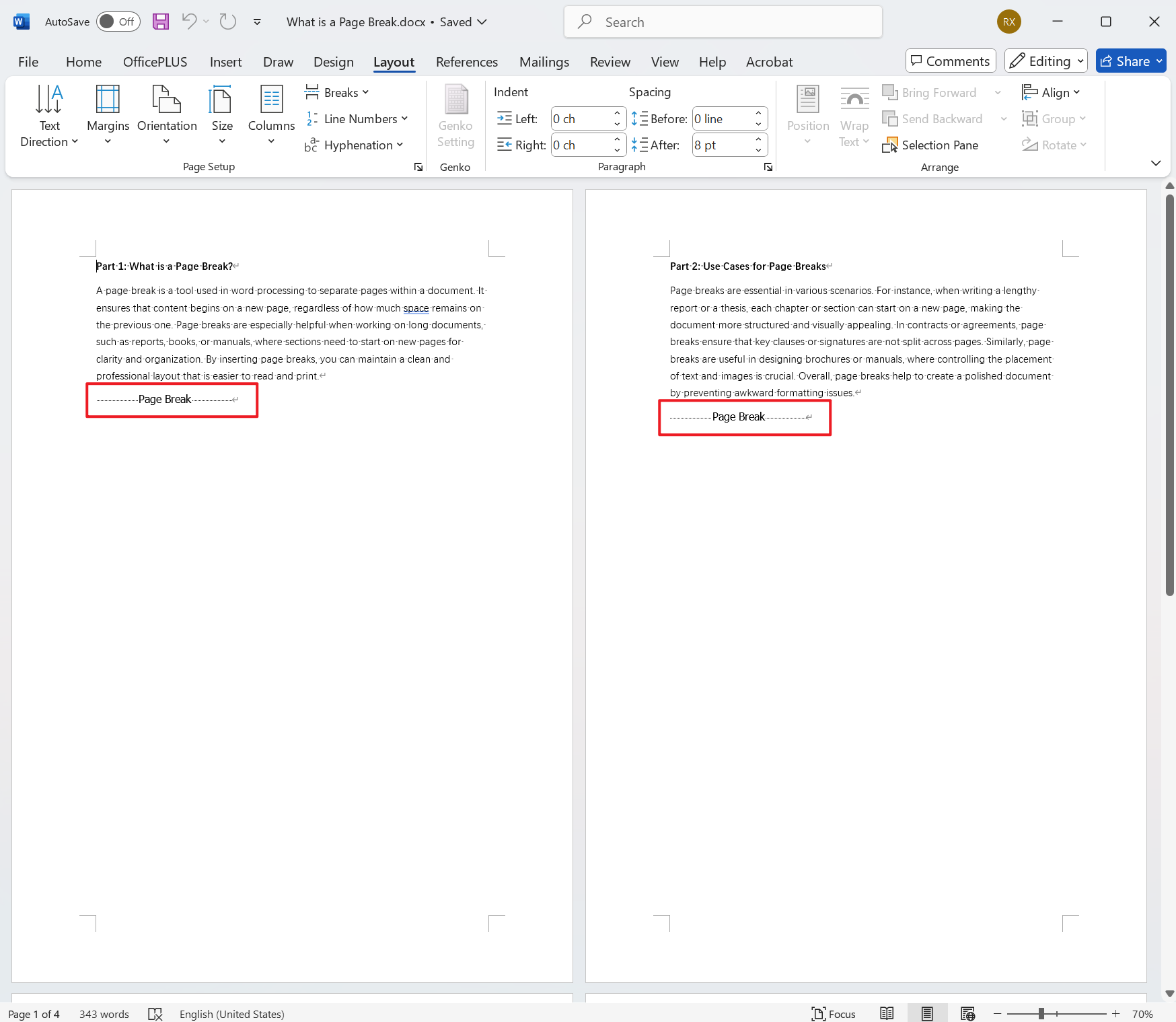 image-如何去除掉 Word 分页符,清空 Doc,Docx 文件中的所有分页符,Word 批量删除分页符