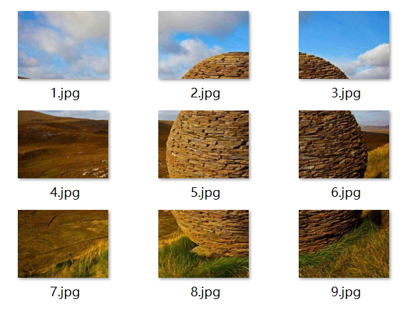 image-一键九宫格切图,图片分解成九宫格,一张照片分割成九宫格