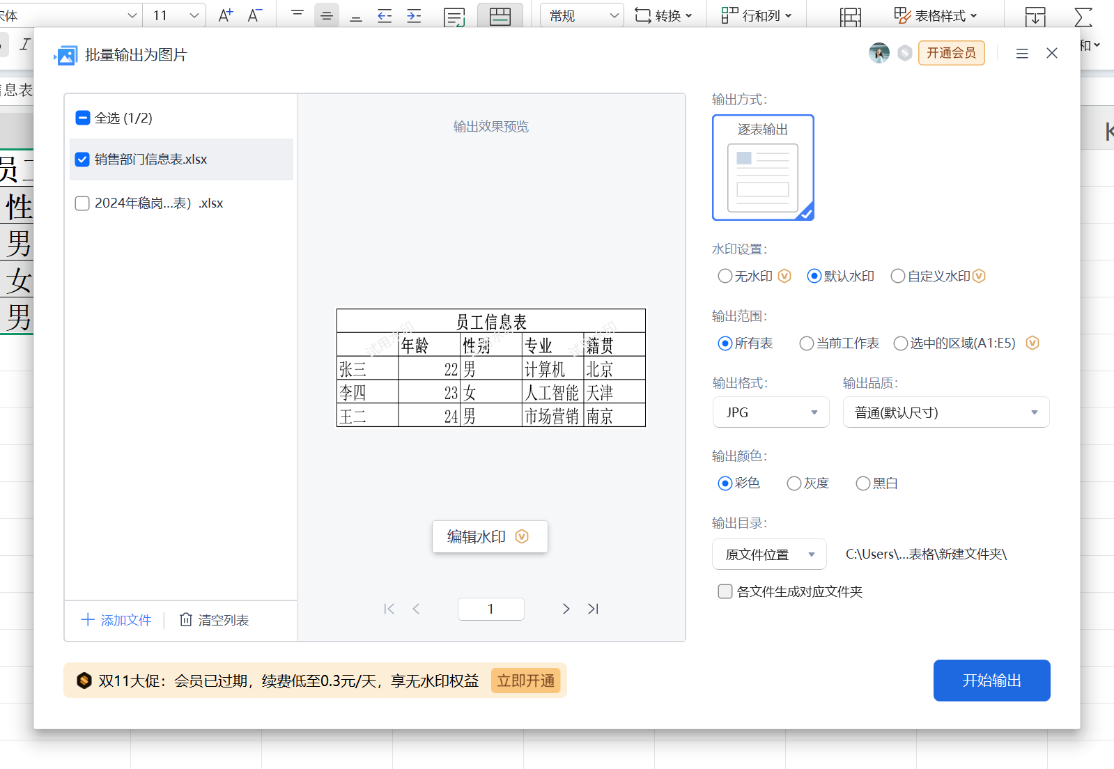 image-Excel轉長圖,xlsx轉jpg圖片,表格轉圖片