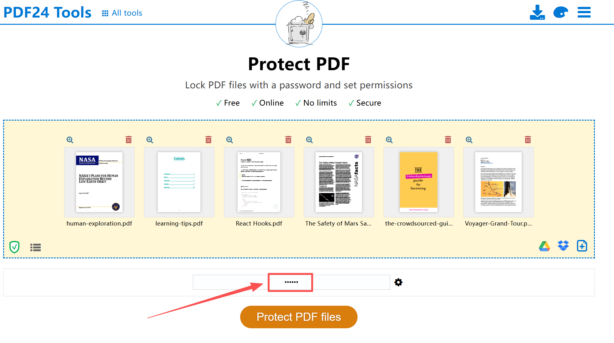 image-給pdf文件加密,pdf加密,pdf文件設置密碼