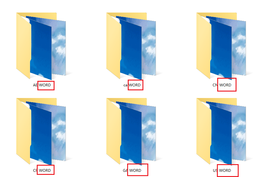 image-批量替换文件夹名称关键字,重新命名一个文件夹名,文件夹名称关键字A替换B