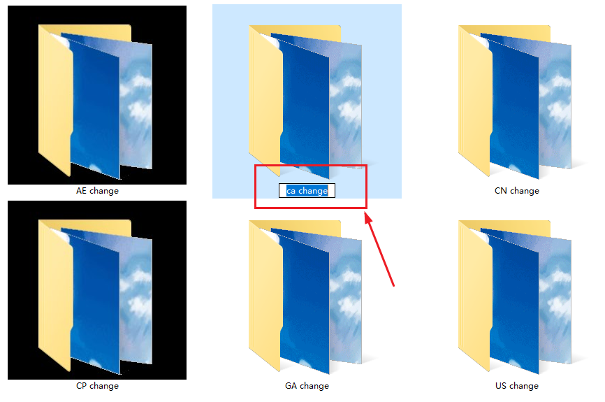 image-批量替换文件夹名称关键字,重新命名一个文件夹名,文件夹名称关键字A替换B