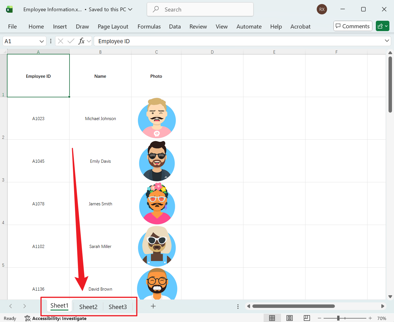 image-Excel 批量重命名 Sheet,Sheet 工作表批量修改名称,Excel 工作表名称批量替换
