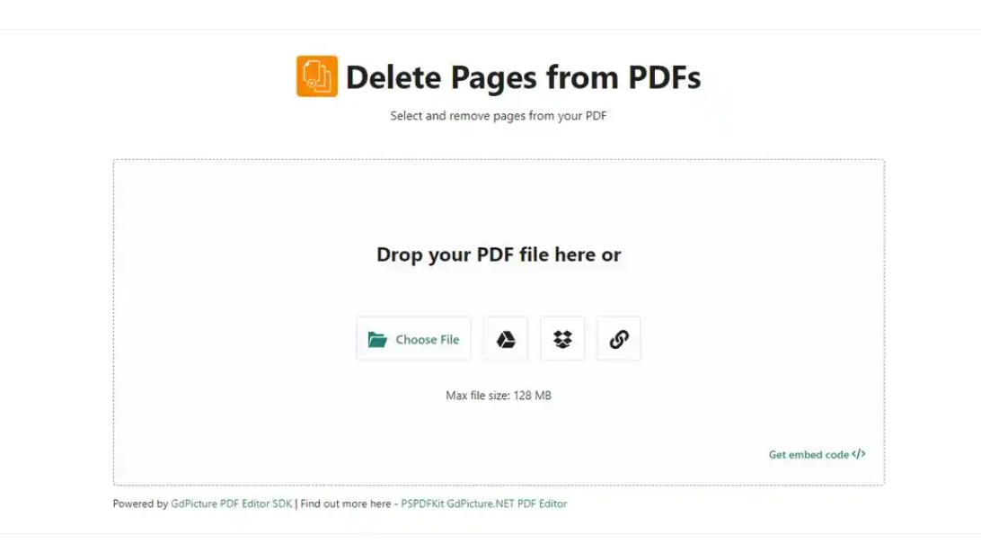 image-PDF页面批量删除,去掉多个PDF页面,批量删除指定页
