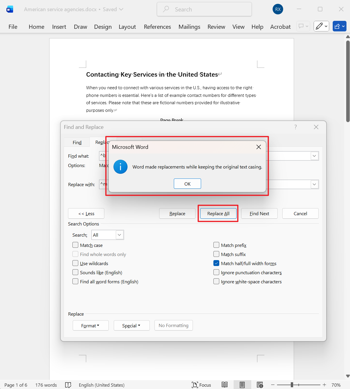 image-Word 批量將分節符替換為分頁符,Doc,docx 分節符轉分頁符,Word 查找替換工具