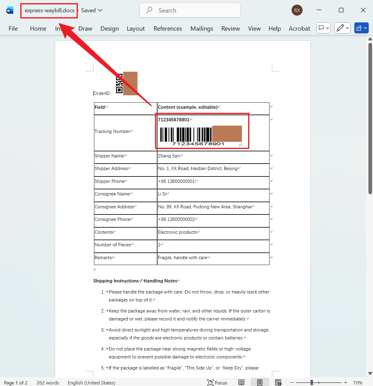 image-Word 按条形码批量重命名,Doc,Docx 根据条形码编号改名,识别 Word 条形码并重命名工具
