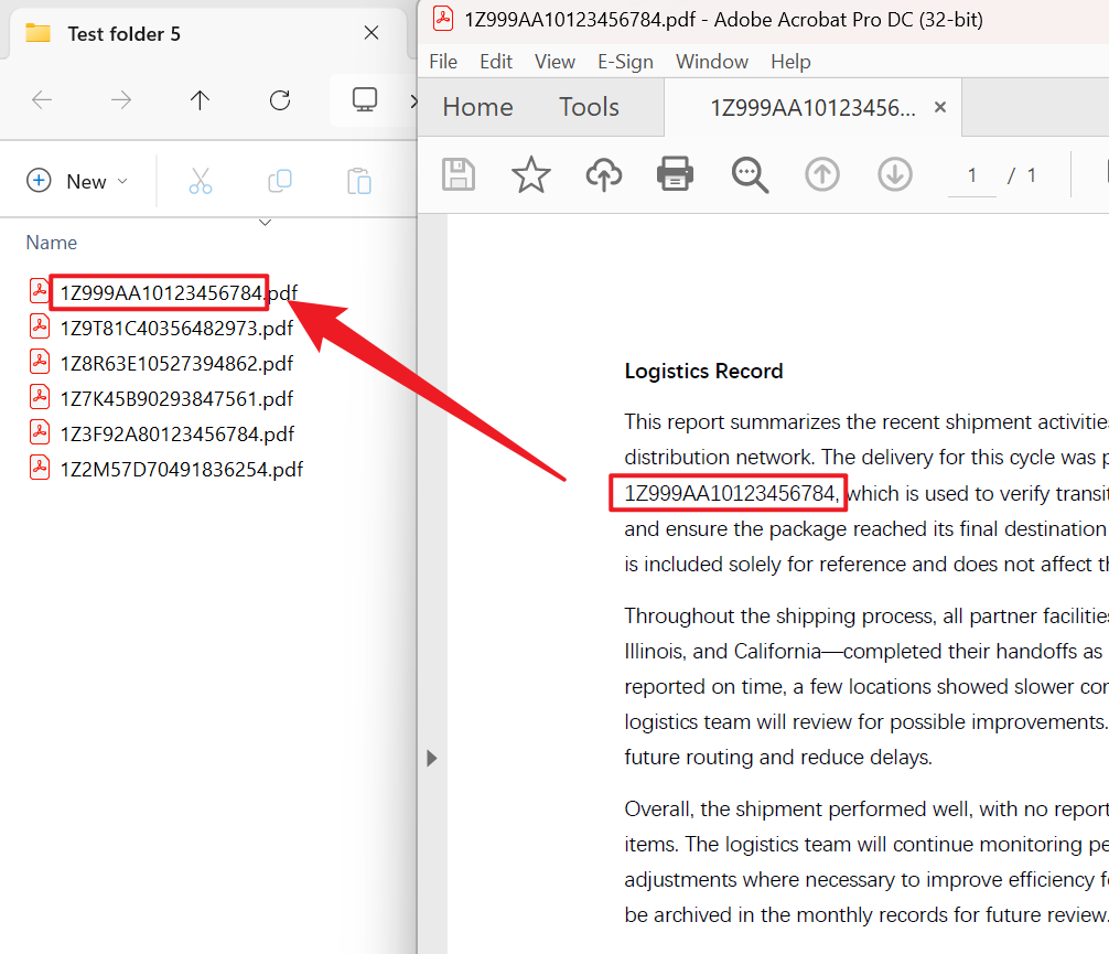 image-PDF 取文中內容重命名,PDF 批量重命名,PDF 批量按關鍵字修改文件名稱